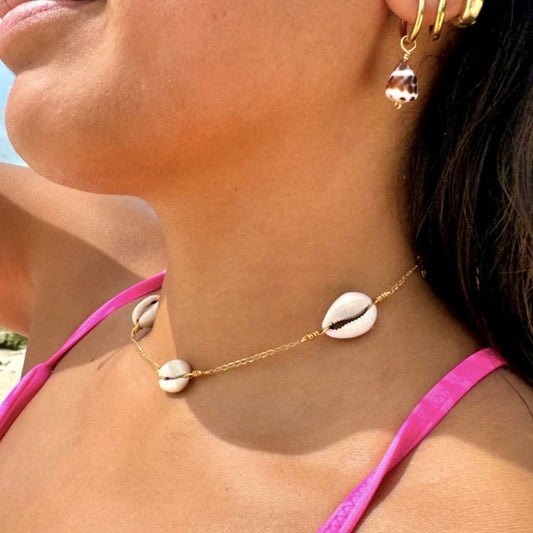 Charmed Cowrie Necklace