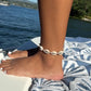 Braided Cowrie Anklet